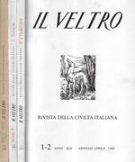 Il veltro anno 1998 n. 1-2, 3-4, 5-6 annata completa
