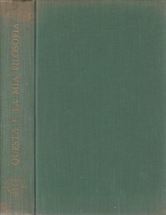 Questa e la mia filosofia - copertina