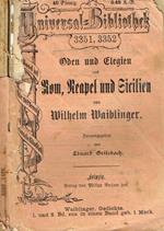 Oden und elegien aus Rom, Neapel und Sicilien