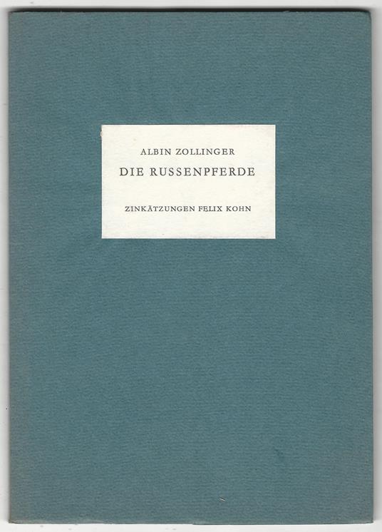 Die Russenpferde - copertina