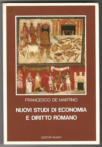 Nuovi studi di economia e diritto romano - Francesco De Martino - copertina