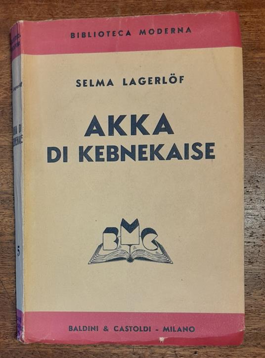 Akka Di Kebnekaise - Selma Lagerlof - copertina