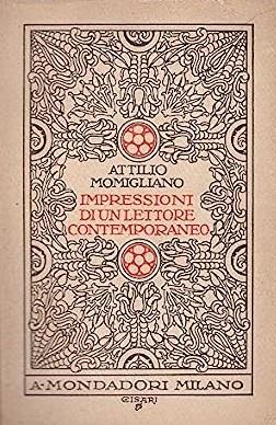 Impressioni Di Un Lettore Contemporaneo - Attilio Momigliano - copertina