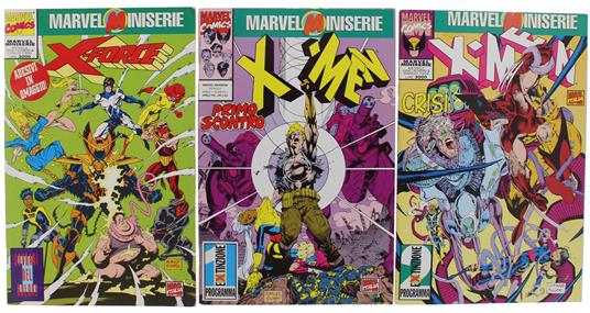 Marvel Miniserie X-Men Anno I - 1994. Marvel Comics Italia # 1 2 4 (Tutti Ottimi, Adesivi In Parte Mancanti) - Marvel Comics Italia, - 1994 - copertina