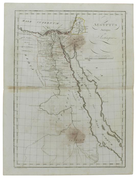 Aegyptus From "Tabulae Geographicae Orbis Veteribus Noti", Nearly 1820 - Libraria Caes. Reg, Ad St Annae In Platea Joannis, Nearly - 1820 - copertina