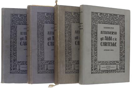 Attraverso Gli Albi E Le Cartelle. Sensazioni D'arte 1a, 2a, 3a, 4a Serie - Pica Vittorio - Vittorio Pica - copertina