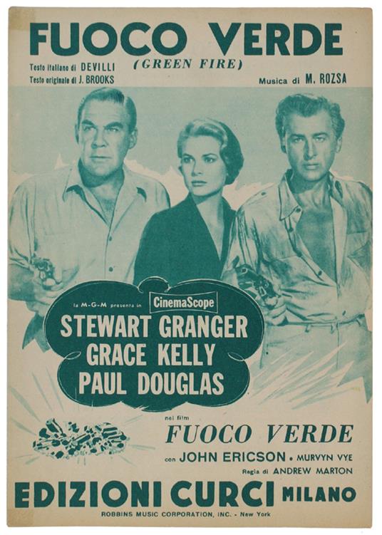 Fuoco Verde. Spartito X Canto Mandolino O Fisarmonica - Rozsa M., Devilli - copertina