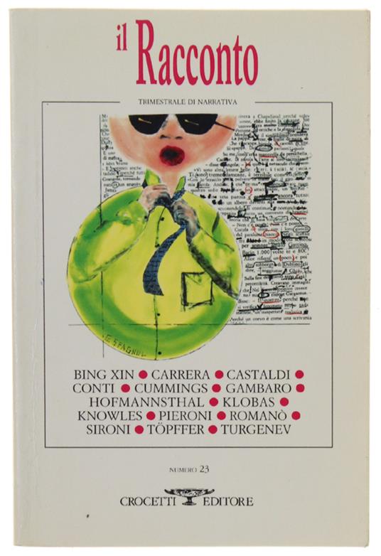 Il Racconto N. 23 - Trimestrale Di Narrativa Internazìionale - Autori Vari - copertina