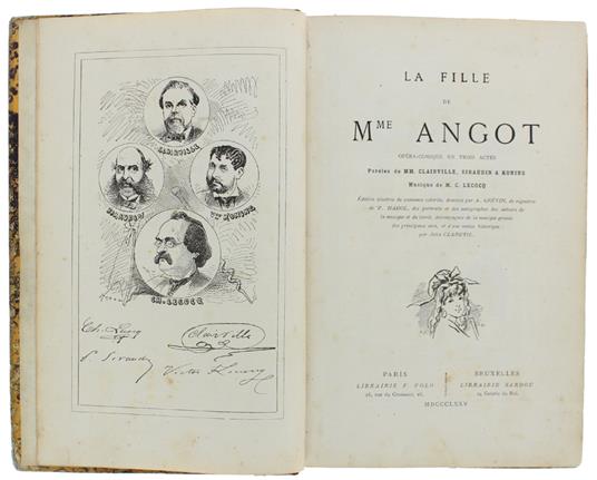 Fille De Mme Angot - Clairville, Siraudin & Koning - copertina
