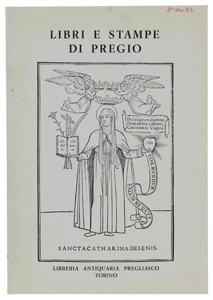 Libri E Stampe Di Pregio - Catalogo N. 45 - copertina