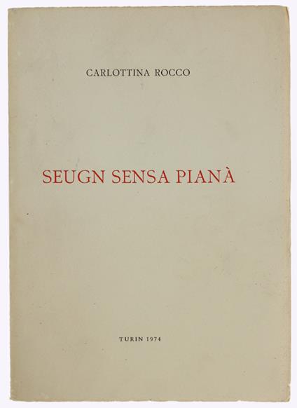 Seugn Sensa Pianà - copertina