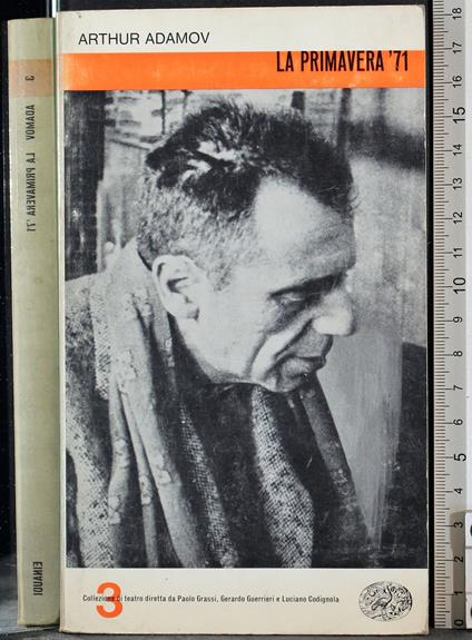 primavera '71 - Arthur Adamov - copertina