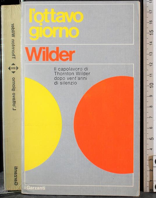L' ottavo giorno - Thornton Wilder - copertina