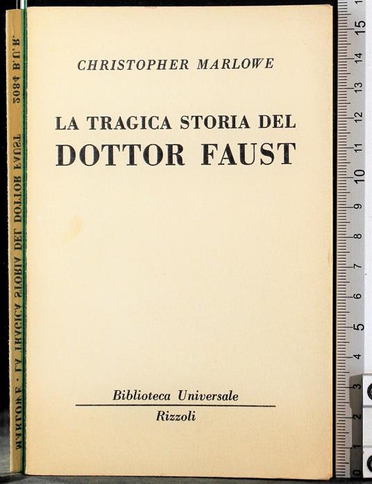 tragica storia del Dottori Faust - Christopher Marlowe - copertina