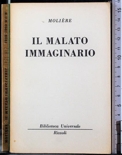 Il malato immaginario - Molière - copertina