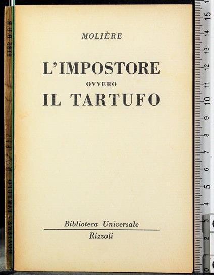 L' impostore ovvero il Tartufo - Molière - copertina