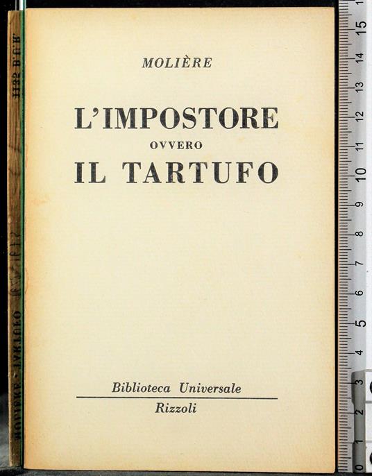 L' impostore ovvero il Tartufo - Molière - copertina
