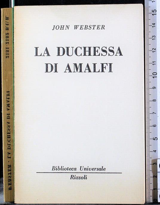 duchessa di Amalfi - John Webster - copertina
