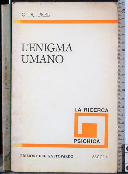 L' enigma umano - copertina