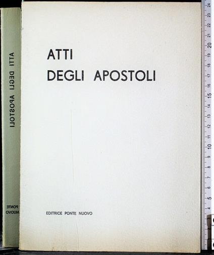 Atti degli apostoli - copertina