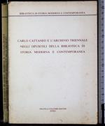 Carlo Cattaneo e l'archivio triennale opuscoli biblioteca