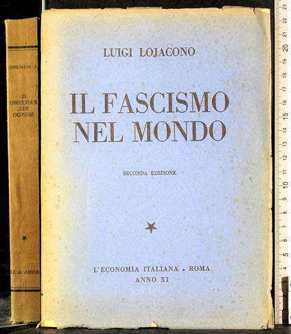 Il fascismo del mondo - Luigi Lojacono - copertina