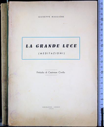 grande luce - Giuseppe Maggiore - copertina