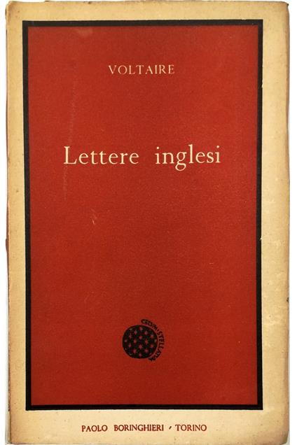 Lettere inglesi - Voltaire - copertina