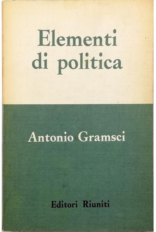 Elementi di politica - copertina