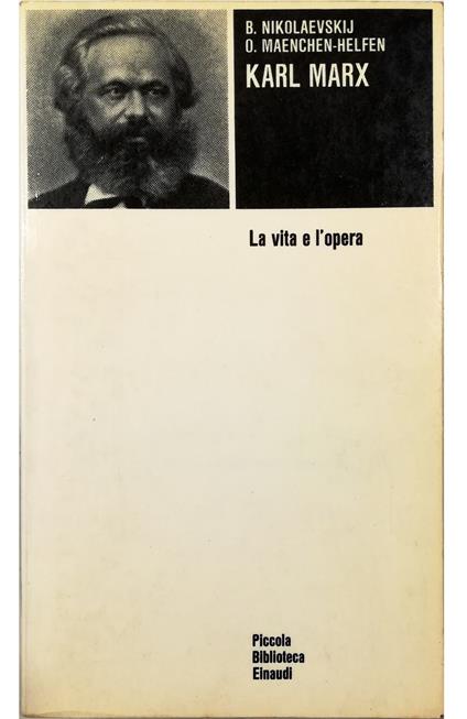 Karl Marx La vita e l'opera - copertina