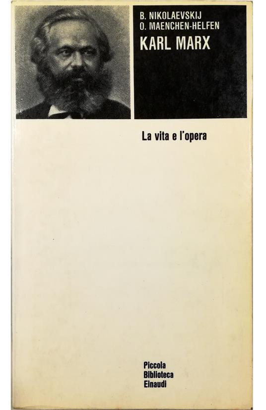 Karl Marx La vita e l'opera - copertina