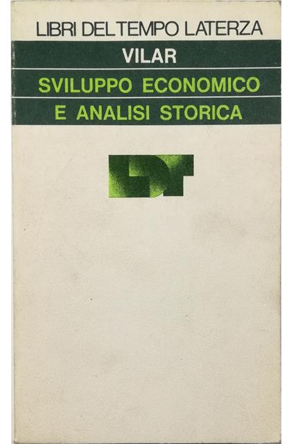 Sviluppo economico e analisi storica - Pierre Vilar - copertina