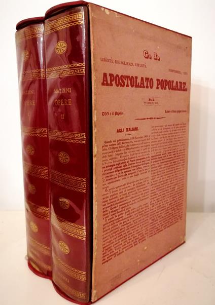 Opere - completo in 2 voll. in cofanetto editoriale - copertina