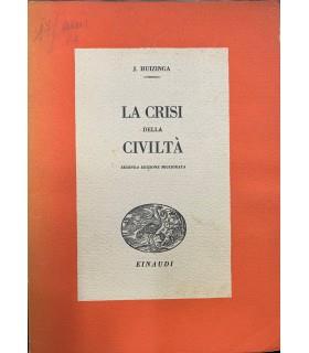 La crisi della civiltà - Johan Huizinga - copertina