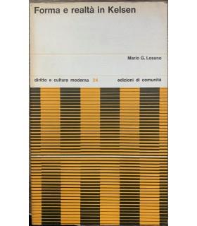 Forma e realtà in Kelsen - Mario G. Losano - copertina