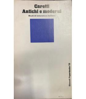 Antichi e moderni - Lanfranco Caretti - copertina