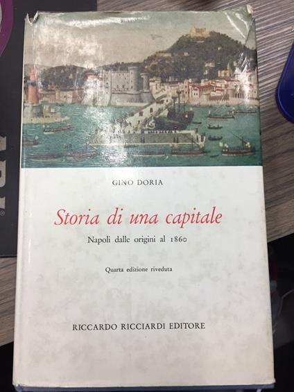 Storia di una capitale - Gino Doria - copertina