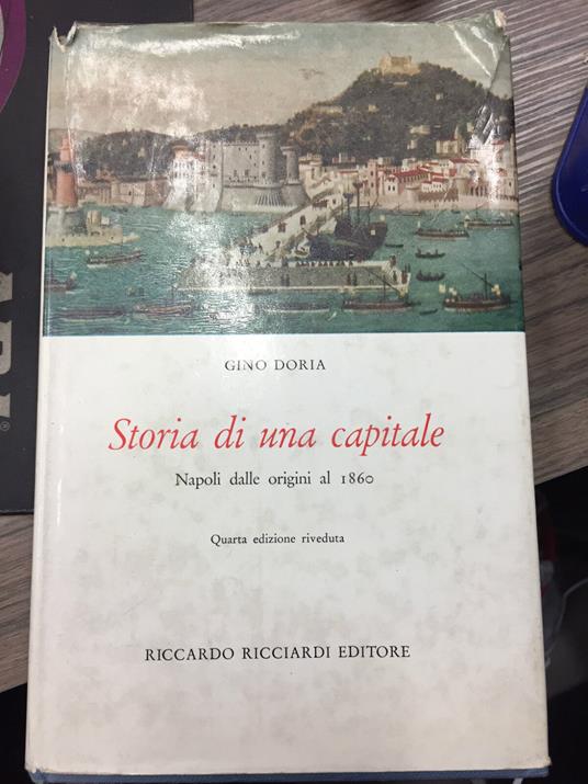 Storia di una capitale - Gino Doria - copertina
