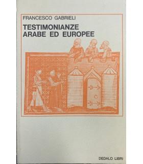 Testimonianze arabe ed europee - Francesco Gabrieli - copertina