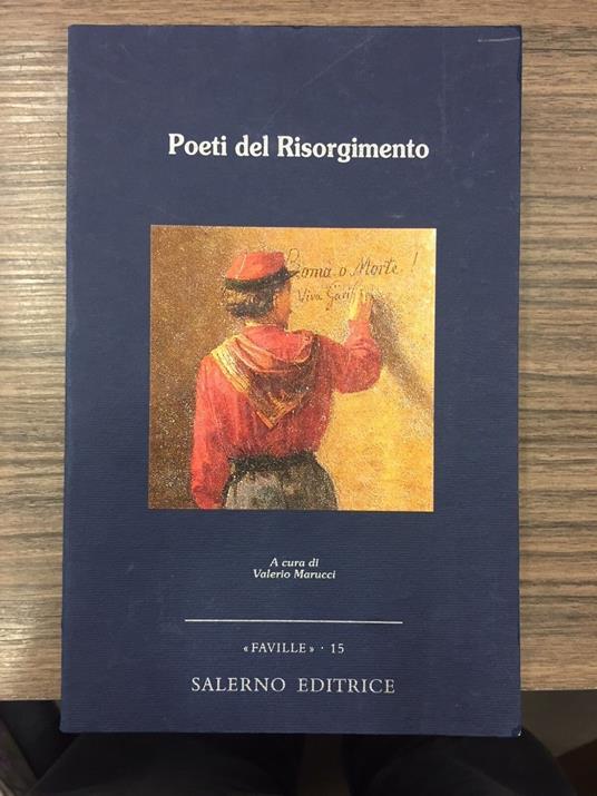 Poeti del Risorgimento - Valerio Marucci - copertina