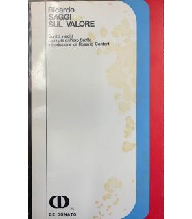 Saggi sul valore - David Ricardo - copertina