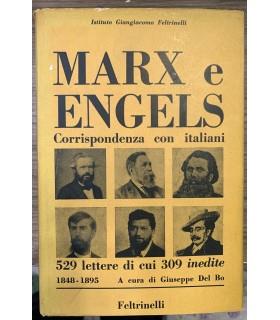 Marx e Engels. Corrispondenza con italiani - copertina