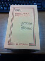 Appunti critici sul movilemto libertario spagnolo e la CNT