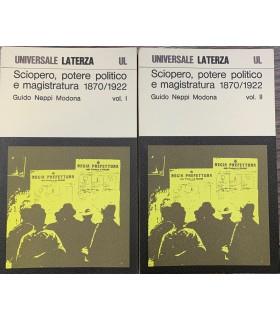 Sciopero, potere politico e magistratura. 2 voll - copertina