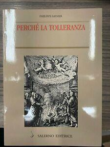Perché la tolleranza - copertina