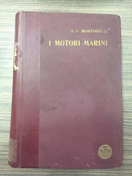 I Motori marini - G. F. Martorelli - copertina
