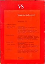 Quaderni di studi semiotici. Gennaio - aprile 1973. VS 4