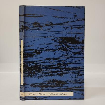 Lettere a italiani - Thomas Mann - copertina