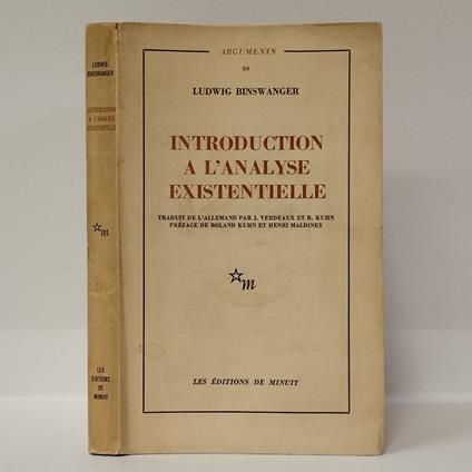 Introduction a l'analyse existentielle - Ludwig Binswanger - copertina