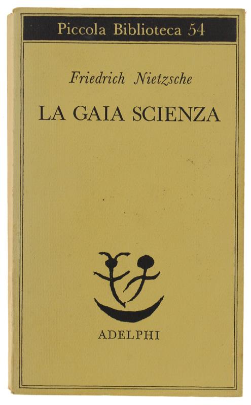 Gaia Scienza - Friedrich Nietzsche - copertina